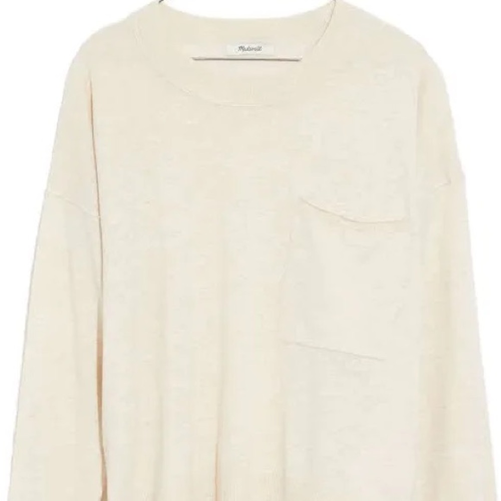 NWOT Madewell Lightweight Pocket Pullover